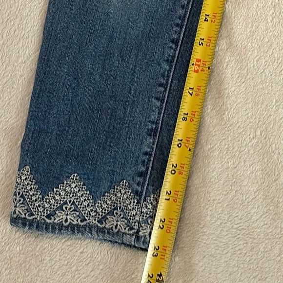 LUCKY BRAND  Orta Premium Sweet Crop Capri Jeans Size 0/25 - Picture 8 of 16